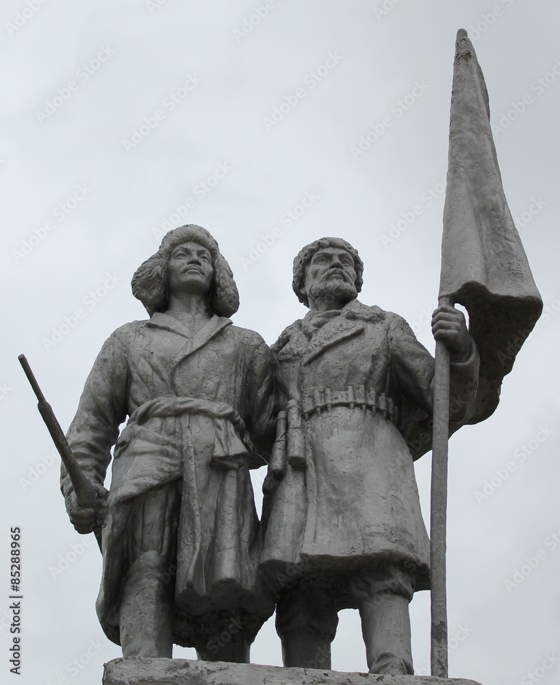 Obraz premium Памятник борцам-революционерам