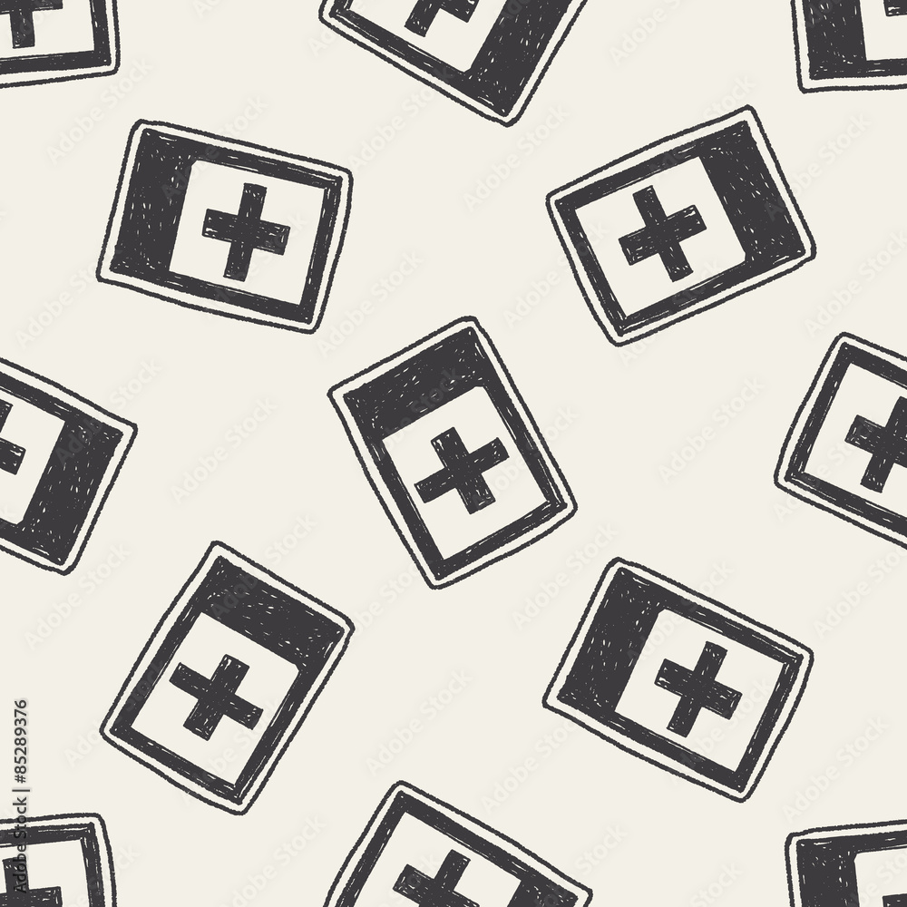 hospital sign doodle seamless pattern background hospital sign doodle seamless pattern background
