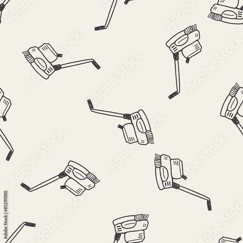 floor buffing machines doodle seamless pattern background