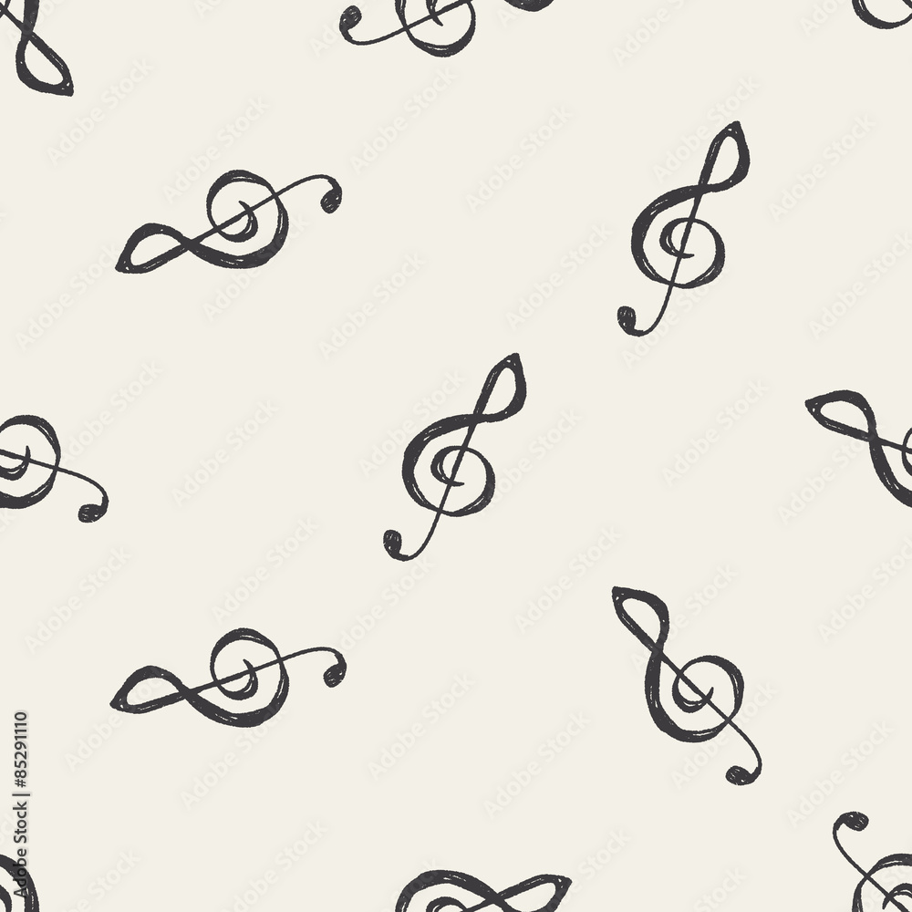 music note doodle seamless pattern background music note doodle seamless pattern background