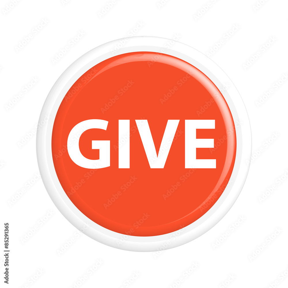 button GIVE.The round shape. 3D. Vector illustration. button GIVE.The round shape. 3D. Vector illustration.