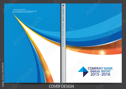 Annual report cover design