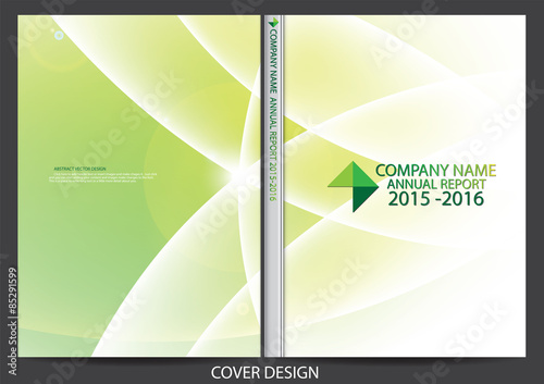Annual report cover design