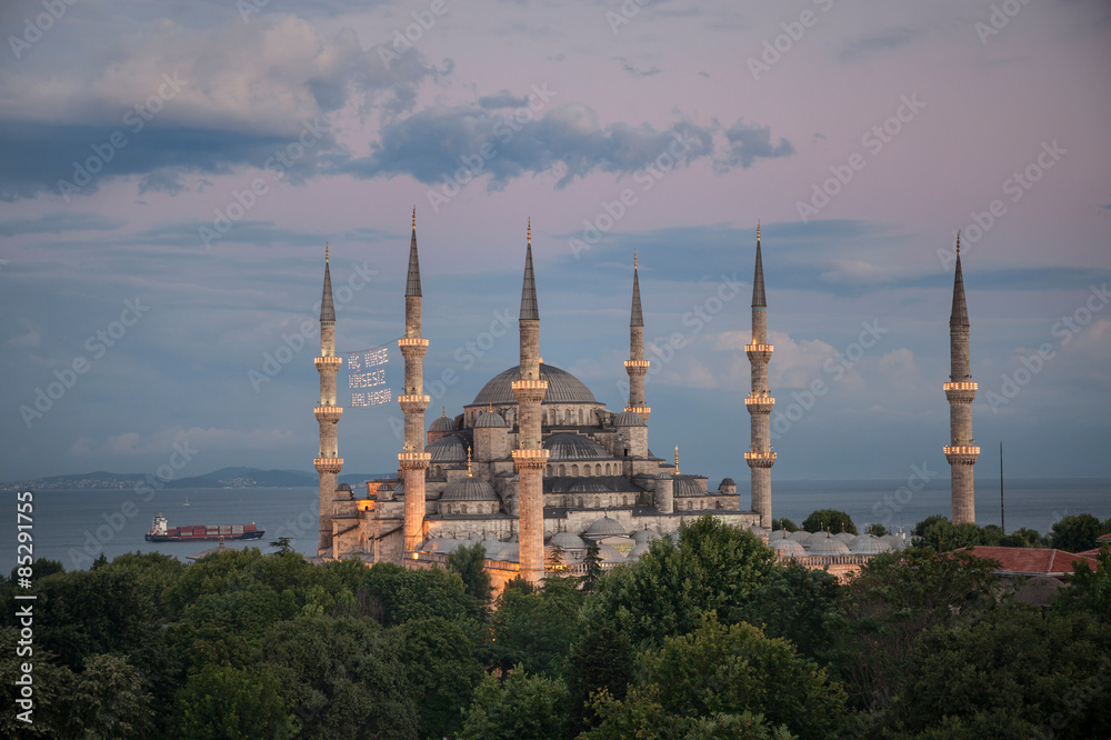 Blue Mosque at Ramadan