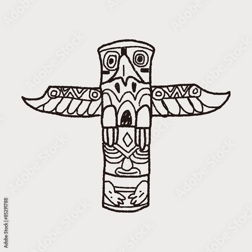 Totem Pole doodle