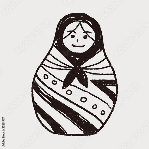 Doodle Russian Dolls