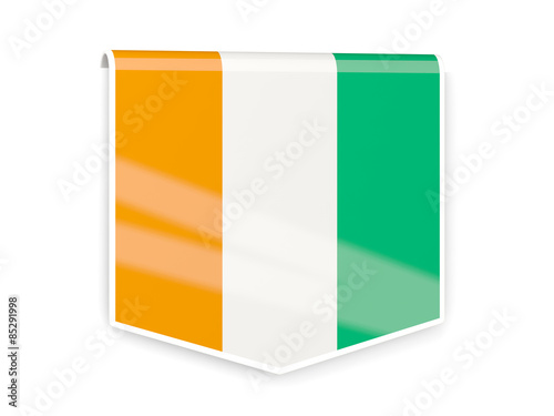 Free Download Flag label of cote d Ivoire - GFXLoad