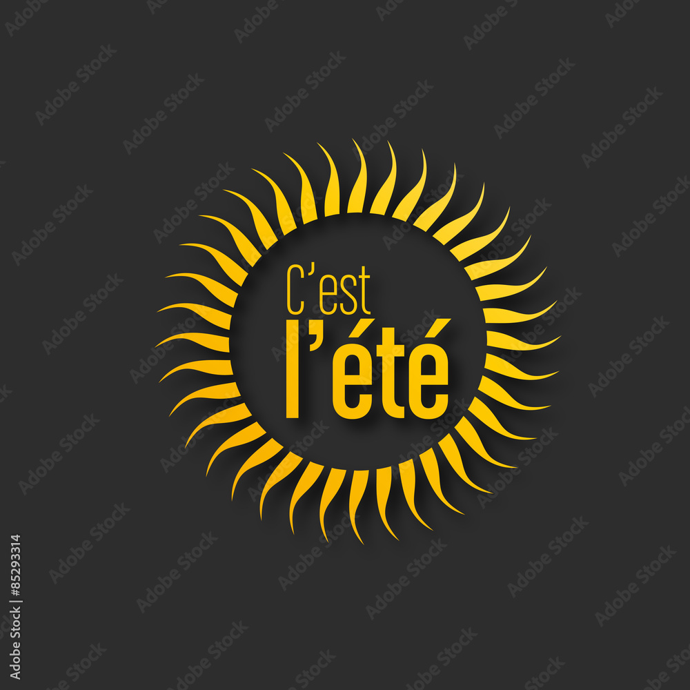 Fototapeta premium c'est l'été