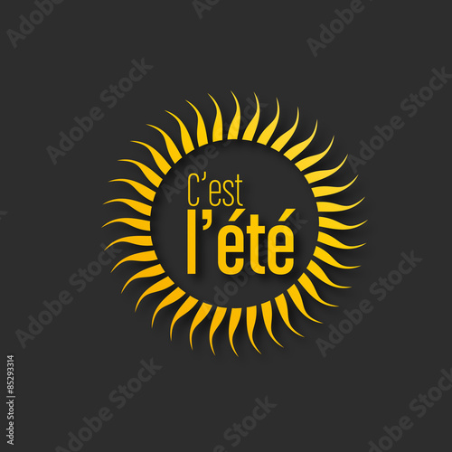c'est l'été