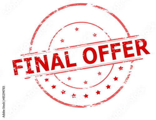 Final offer
