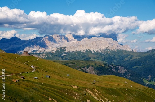 View from Marmolada mountain  Alps  Italy