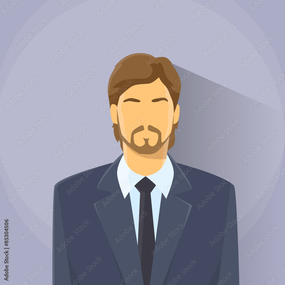 Businessman Profile Icon Male Portrait Business Man Flat Design Businessman Profile Icon Male Portrait Business Man Flat Design
