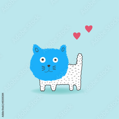 Lovely cat illustration