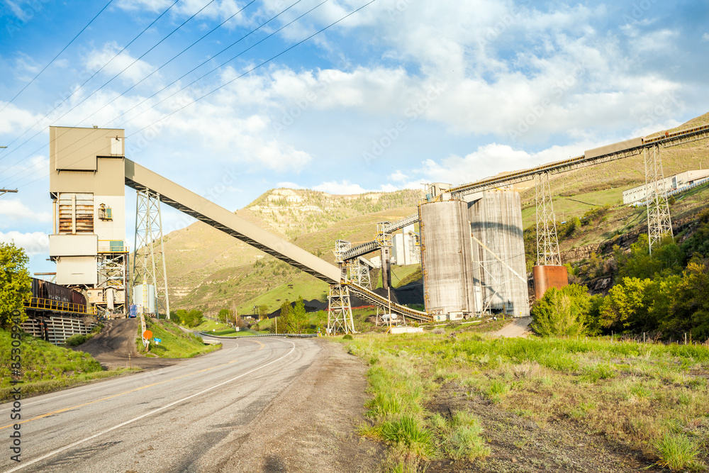 Obraz premium Mining infrastructure