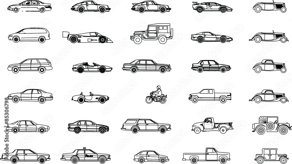 Cars vector set Cars vector set