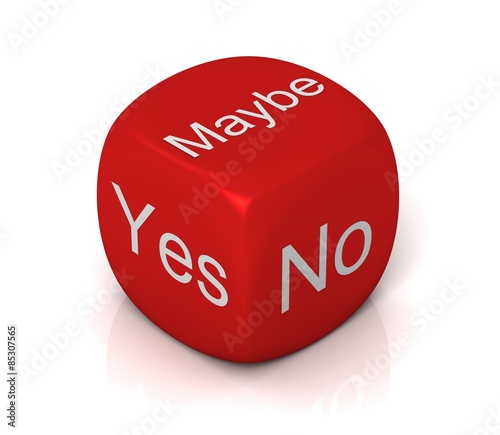 yes no maybe cubes