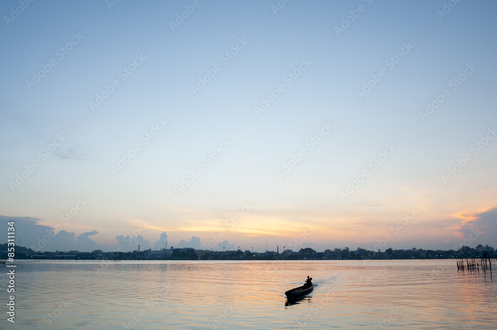 morning sunrise at Songkhla,THAILAND