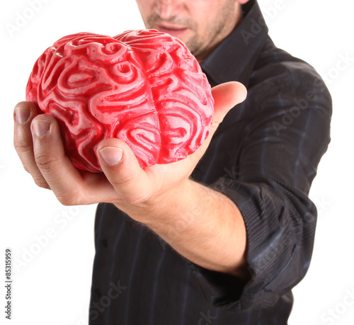 Photography Man with brain