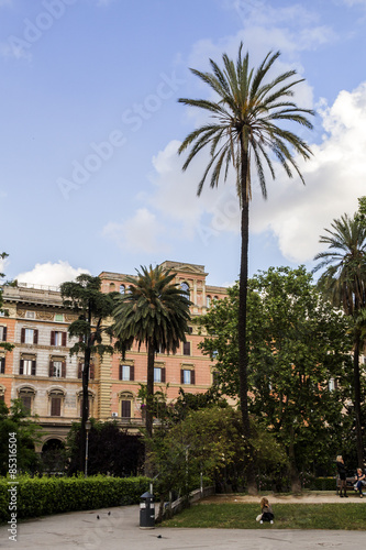 Piazza Vittorio Emanuele II garden