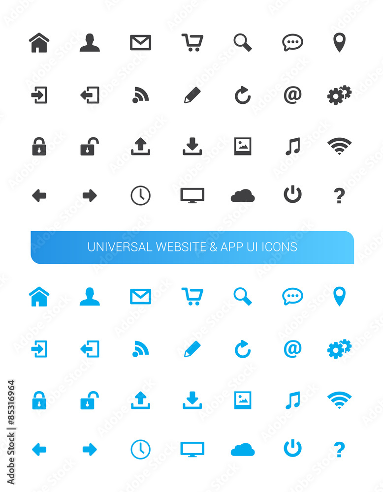 Website & App UI Icons