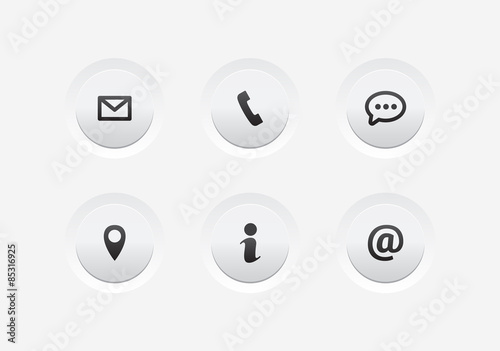 Contact & Support UI Buttons