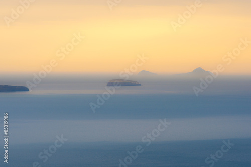 Mediterranean sea, Santorini, Greece © filmlandscape