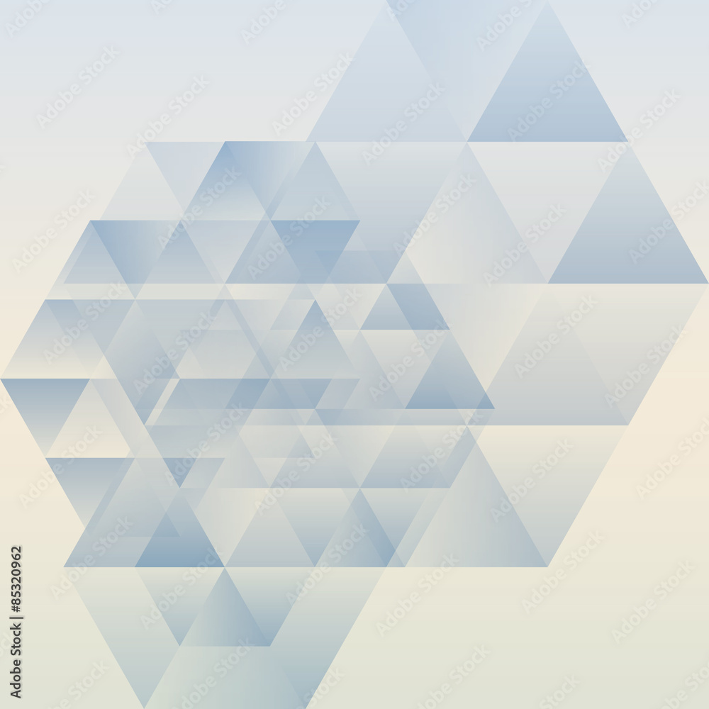 Obraz premium Abstract geometric background, modern triangular design