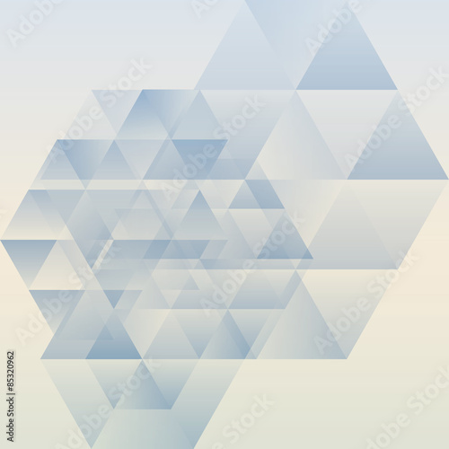 Fototapeta Naklejka Na Ścianę i Meble -  Abstract geometric background, modern triangular design