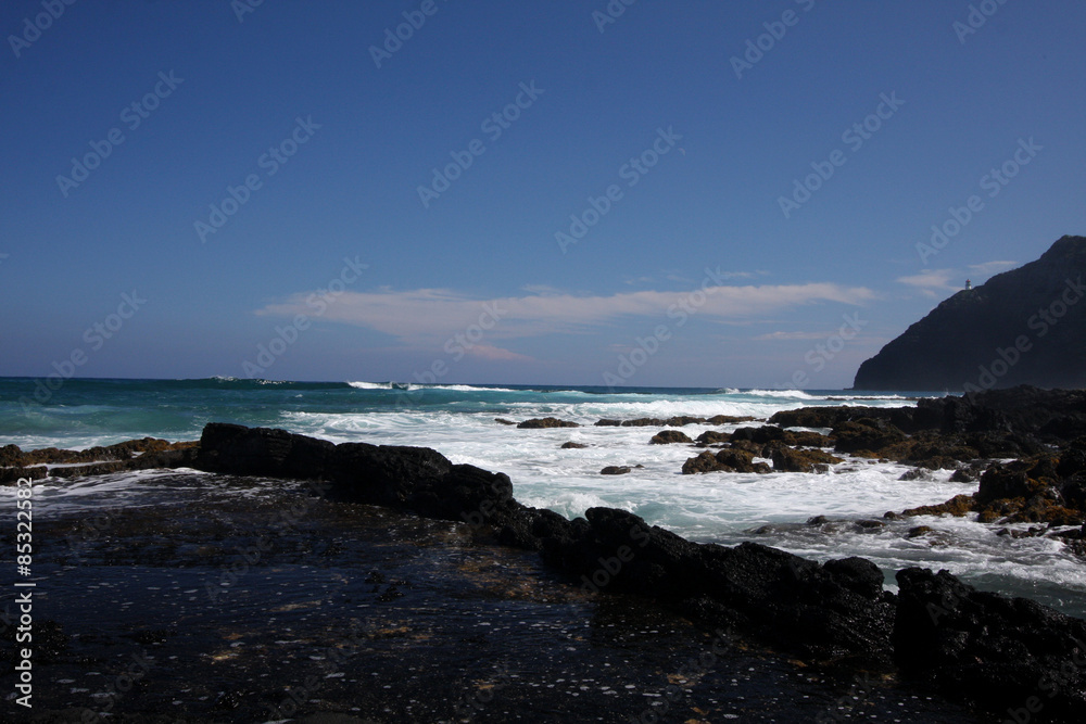 coastline Oahu, Hawaii, USA coastline Oahu, Hawaii, USA