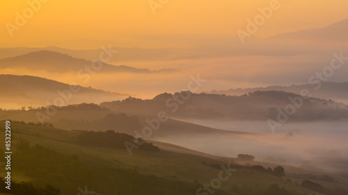 Sunrise over Tuscan Hills photo