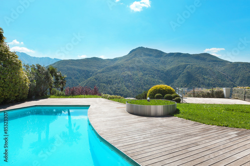 villa with swimming pool