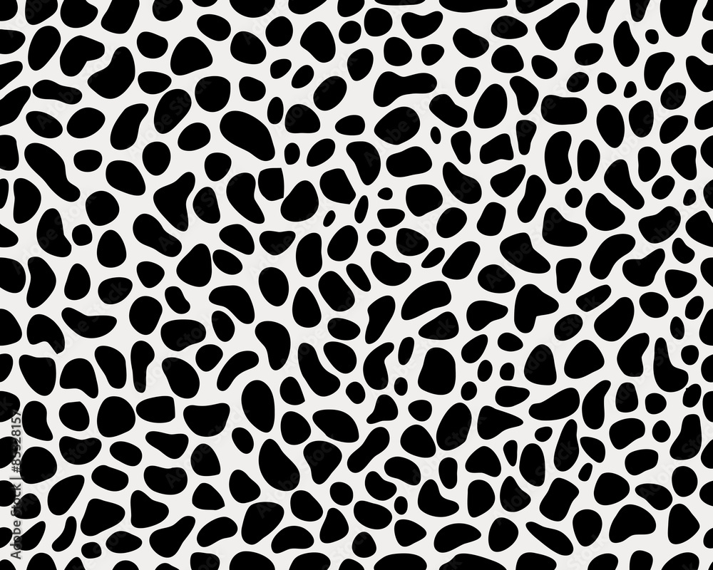 Seamless pattern of skin of leopard, vector illustration Seamless pattern of skin of leopard, vector illustration