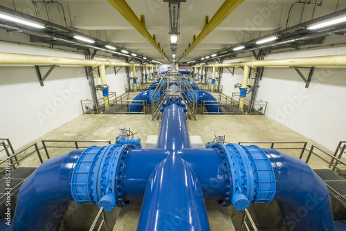 Valokuva Backwash water Pipeline in Water Treatment Plant