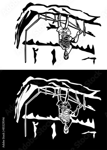 escalador montaña