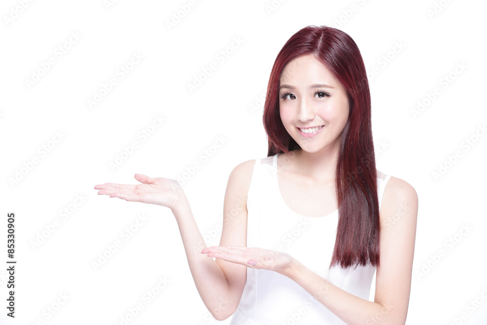 Beauty woman with charming smile Beauty woman with charming smile