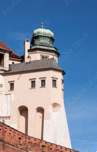 Hen's Foot Tower of Wawel castle in Krakow, Poland #85331180
