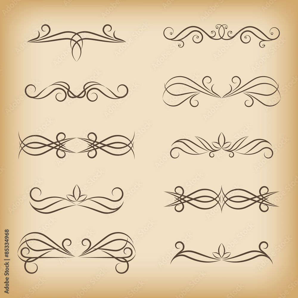 Swirl elements for design. Swirl elements for design.