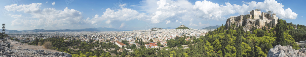 Greece, Athens, Panorama with Parthenon Greece, Athens, Panorama with Parthenon
