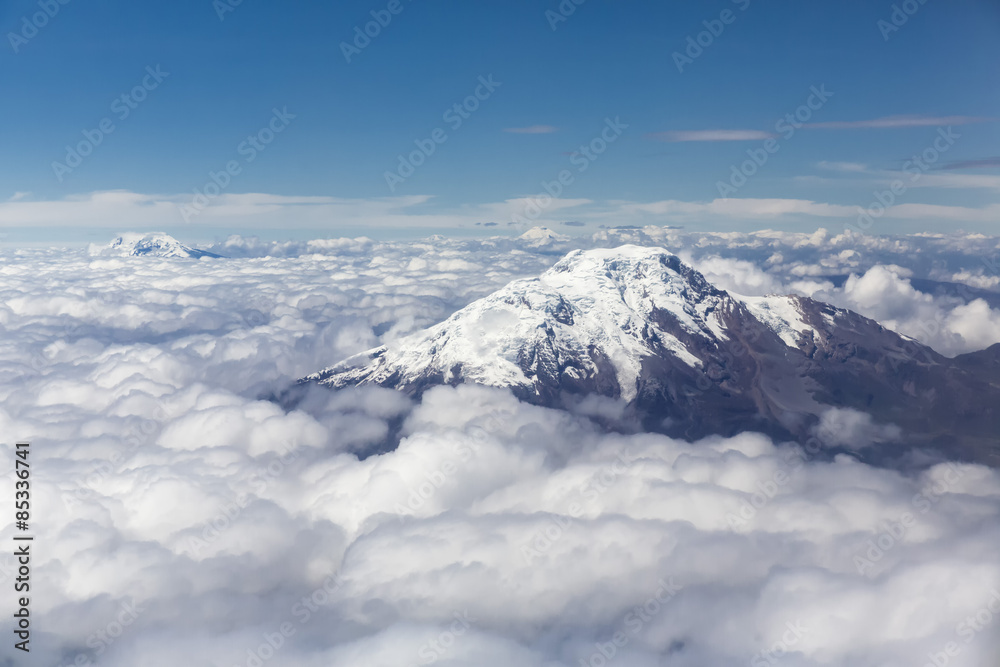 Ecuador, Andes, peak of the volcano Cayambe Ecuador, Andes, peak of the volcano Cayambe