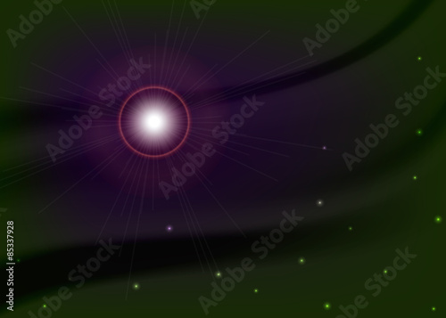 Abstract flare background