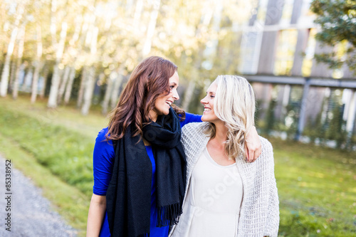 Lesbian couple in love photo