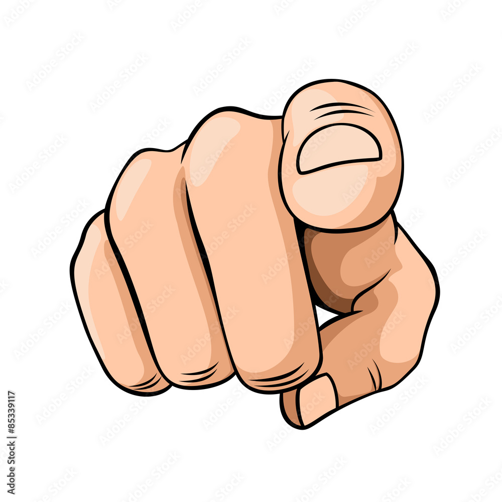 Pointer finger Adobe Stock