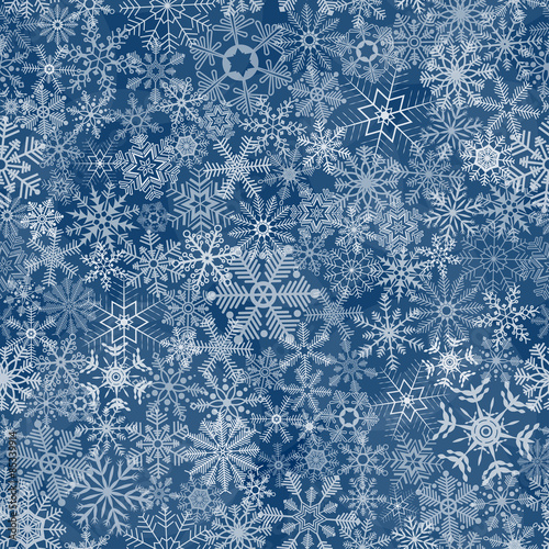 seamless abstract snowflake background