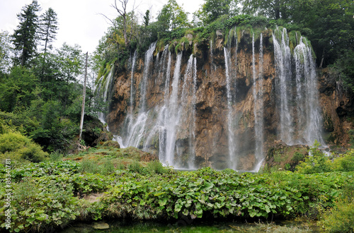 Waterfalls in Plitvice Lakes National Park