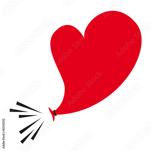 Deflating heart