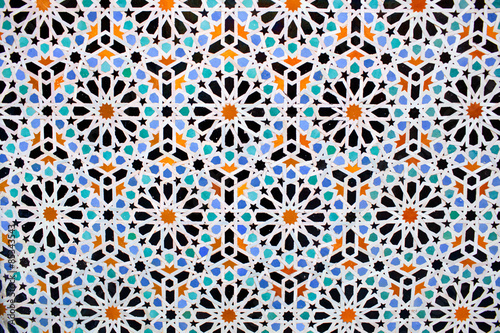 Moroccan tile background