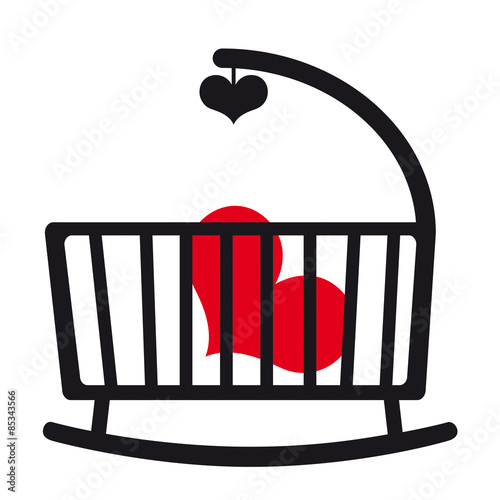 heart in a cradle