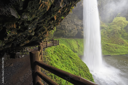 USA, Oregon, Silver Falls State Park, South Falls photo