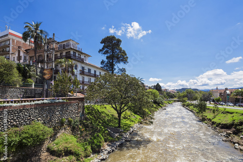 Ecuador, Cuenca, view to Tomebamba River photo