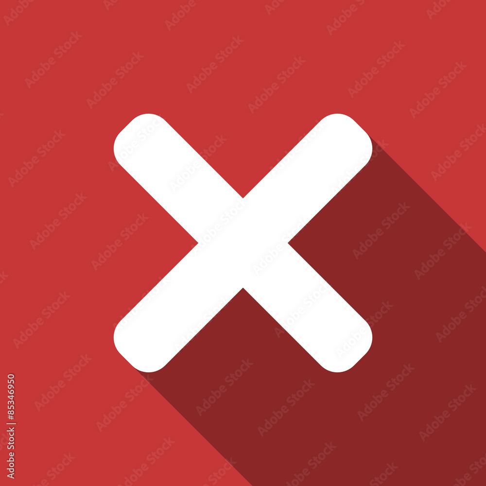 cancel flat design modern icon cancel flat design modern icon